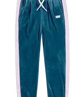 Levi's Girls Velour Jogger Pant Size M Green Blue Teal MSRP $44
