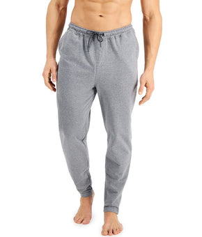 Karen Scott Alfani Men's Moisture-Wicking Pajama Joggers Gray Size S