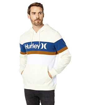 Hurley One & Only Fenwick Summer Pullover Hoodie Coconut Sweatshirt Small