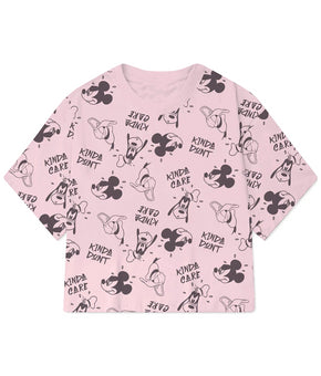 Disney Juniors Mickey and Friends Graphic TShirt Womens pink Size XL MSRP $24