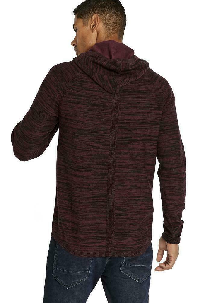Buffalo David Bitton Men's Wamen Hooded Sweater Burgundy Wine Red Size S