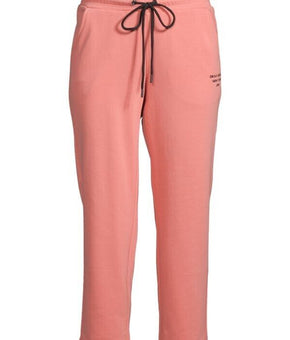 DKNY SPORT Drawstring Cropped Pants Pink Size XL MSRP $60