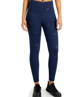 Ideology Star High-Waist 7/8 Length Leggings Women's navy blue Size S MSRP $40