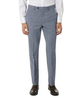 LAUREN RALPH LAUREN Men's Classic-Fit Suit Pants Blue Gray Size 40X34 MSRP $190