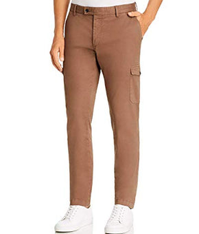 Dylan Gray Mens Classic Fit Cargo Pants Brown Size 34 Regular