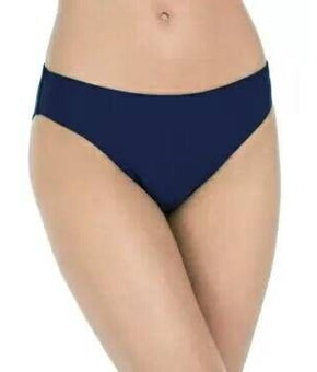 DKNY Solid Hipster Bikini Bottoms Navy Blue Size XL MSRP $48