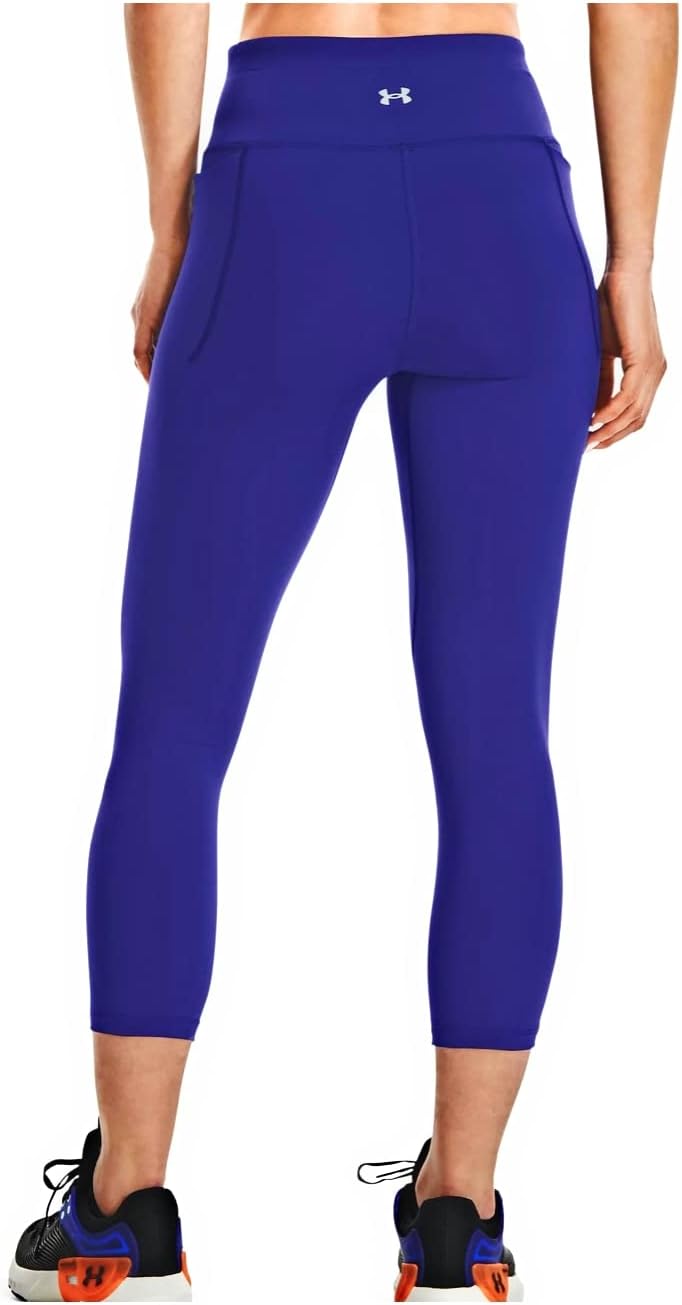Under Armour Women's Meridian Rib No-Slip 7/8 Ankle Leggings Size S Purple