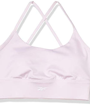 Reebok Workout Ready New Tri Backbra- Pad, Pixel Pink, Size 2XS