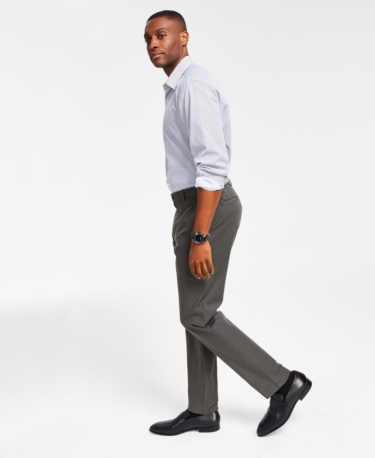 Lauren Ralph Lauren Cotton Stretch Dress Pants Olive Green Size 54x30 MSRP $95