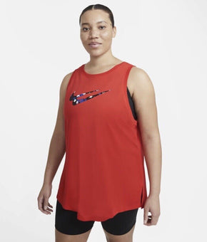 Nike Women's Plus Size Stars Tank Top Red Size 2X MSRP $30