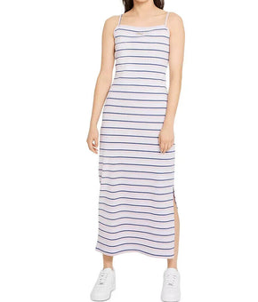 Nike Plus Femme Striped Maxi Dress Purple Size 2X MSRP $65
