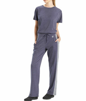 Josie Natori Women's Chi French Terry Pants Blue Size XL MSRP $68