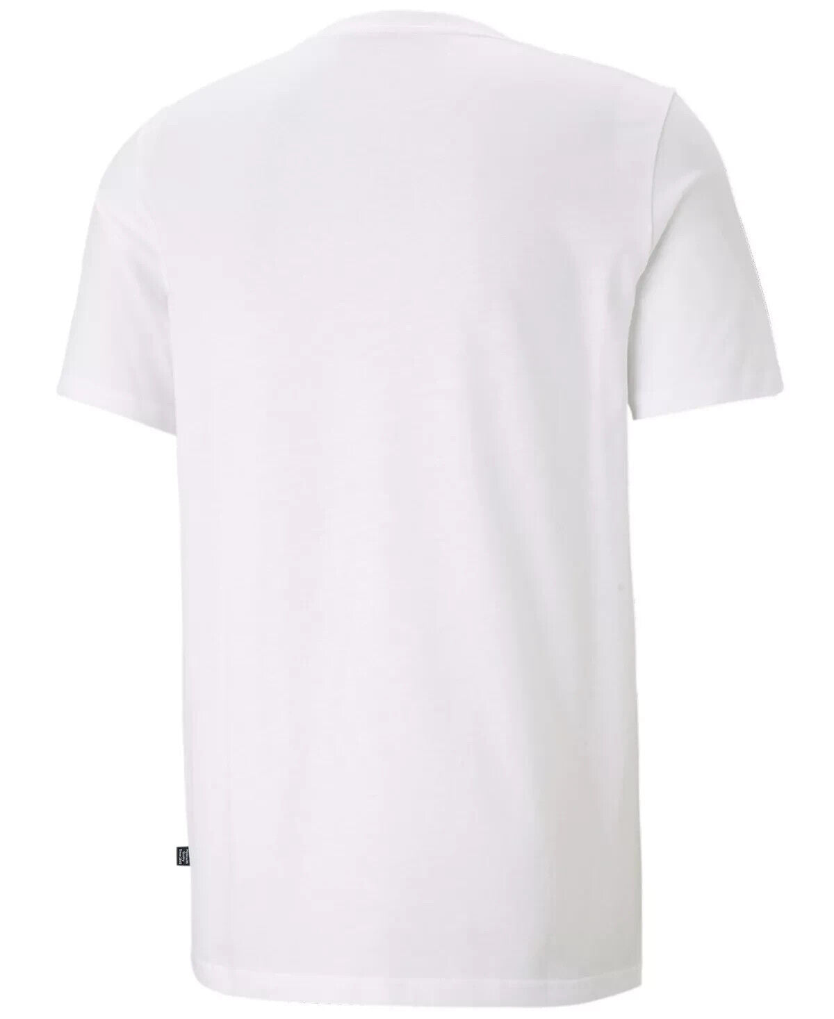 PUMA Men's Photo Logo Graphic T-Shirt White Size L MSRP $25