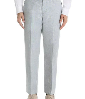 Lauren Ralph Lauren Blue Stripe Cotton Suit Separate Pants Blue White Size 44X30