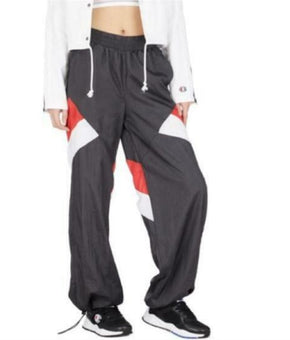 CHAMPION Colorblock women's warm-up pants Dark Gray Size XL