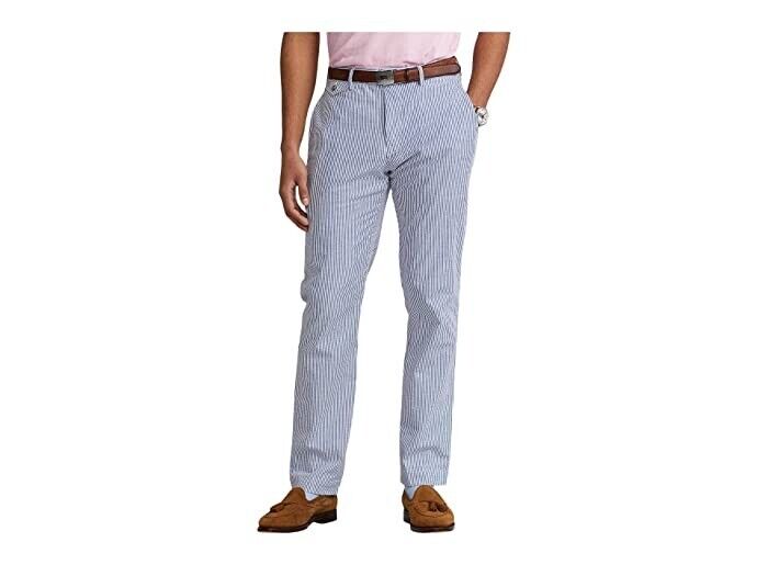 Polo Ralph Lauren Slim Tapered Fit Polo Prepster Pants Blue Size 36X34 $110