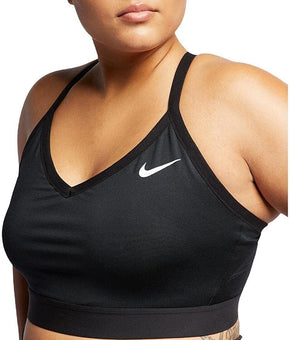 NIKE Plus Size Indy Dri-FIT Low-Impact Sports Bra Black Size 2X