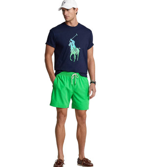 Polo Ralph Lauren 5-3/4-Inch Traveler Classic Swim Trunks Green Size S MSRP $75