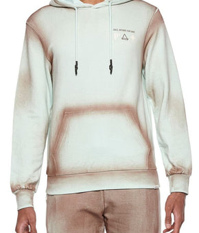 ELEVENPARIS Spray Paint Cotton Hoodie Green Brown Size L MSRP $148