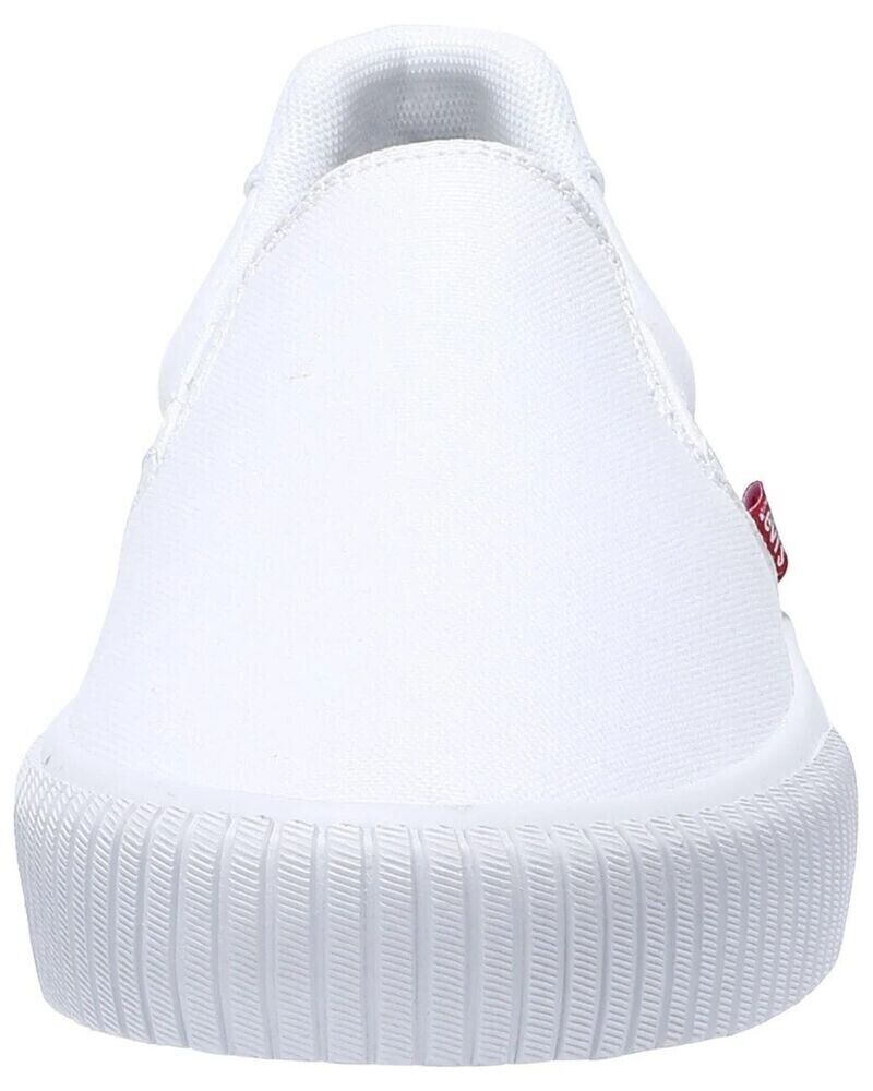 Levi's WHITE Men's Lance Slip-on Sneakers, US 11