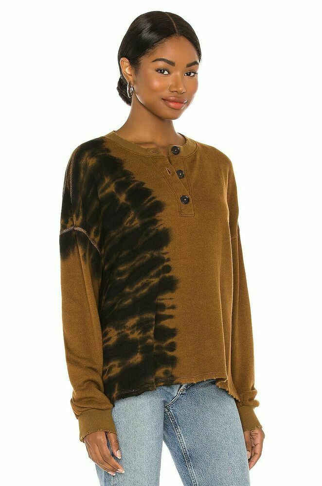 n:PHILANTHROPY Womens Pratt Crewneck Sweater, Size S, Brown MSRP $198