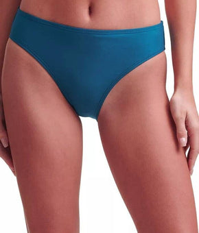 DKNY Classic Scoop Bikini Bottom Blue Size L MSRP $58