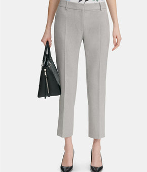 CALVIN KLEIN Womens Silver Pants Petites Size: 14P Gray MSRP $99