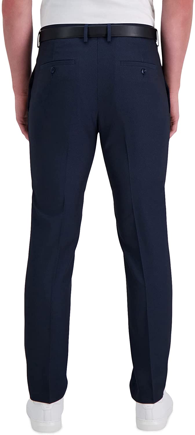 Kenneth Cole Mens Techni-Cole Performance Slim Fit Dress Pant 36W x 34L Navy