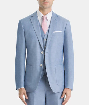 Ralph Lauren Mens Light Blue Cotton Blazer Jacket 36R MSRP $142