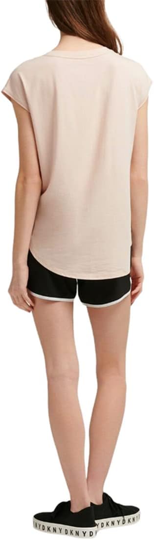 DKNY Sport Logo T-Shirt-M-Parfait Size M Pink TShirt