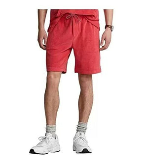 Polo Ralph Lauren 7.75-Inch Terry Drawstring Shorts Red Size XL MSRP $90
