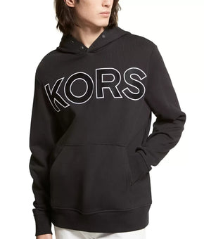 MICHAEL KORS Men's Oversized-Logo Hoodie Black Size S MSRP $148