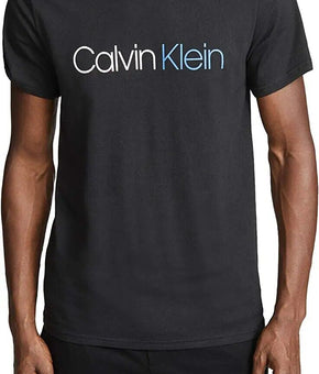 Calvin Klein Underwear Mens Bold Accents Lounge T-Shirt, Black Size M