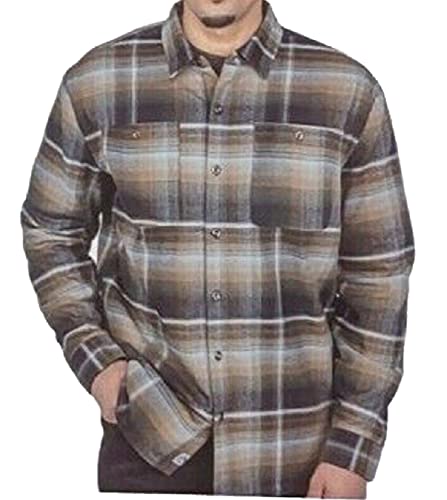 rugged elements Men Soft Comfort Lightweight Green Lined Shirt Olive, Size XL