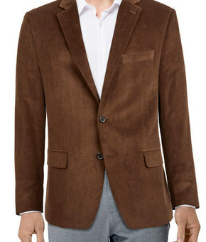 Ralph Lauren Mens ClassicFit Ultraflex Corduroy Sport Coat Brown Size 44 REG