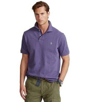 Polo Ralph Lauren Men's Classic-Fit Mesh Polo Shirt Purple Size XS MSRP $95