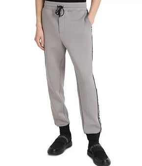 Karl Lagerfeld Paris Men's Taped Track Pants Gray Size XL MSRP $149