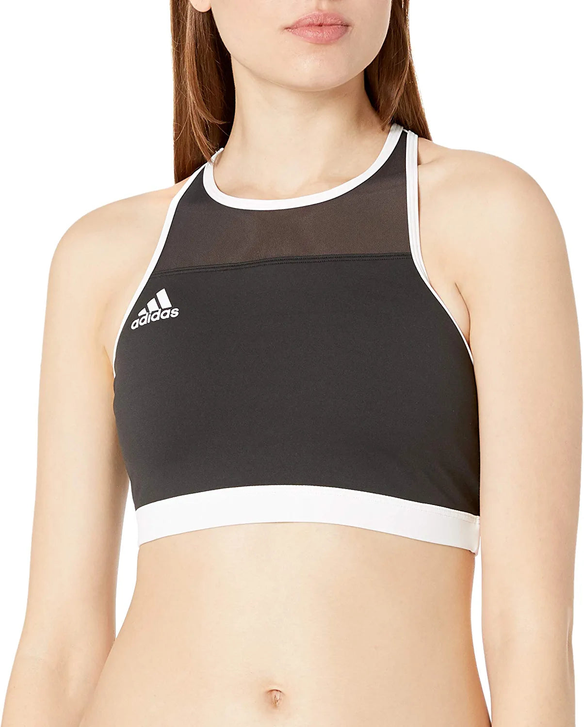 adidas Women's Don't Rest Beach Volleyball Top Black/White Size Small