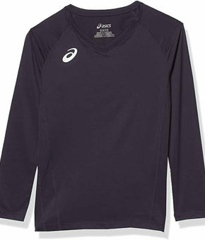 ASICS Youth Spin Serve Volleyball Jersey top Black Size L MSRP $40