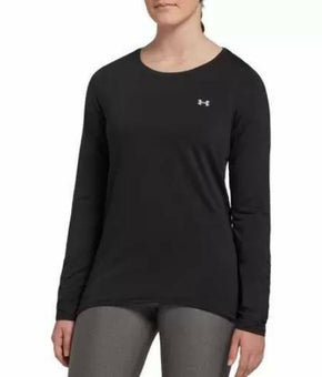 Under Armour Women's HeatGear Armour Long Sleeve Shirt Black Size XS MSRP $33