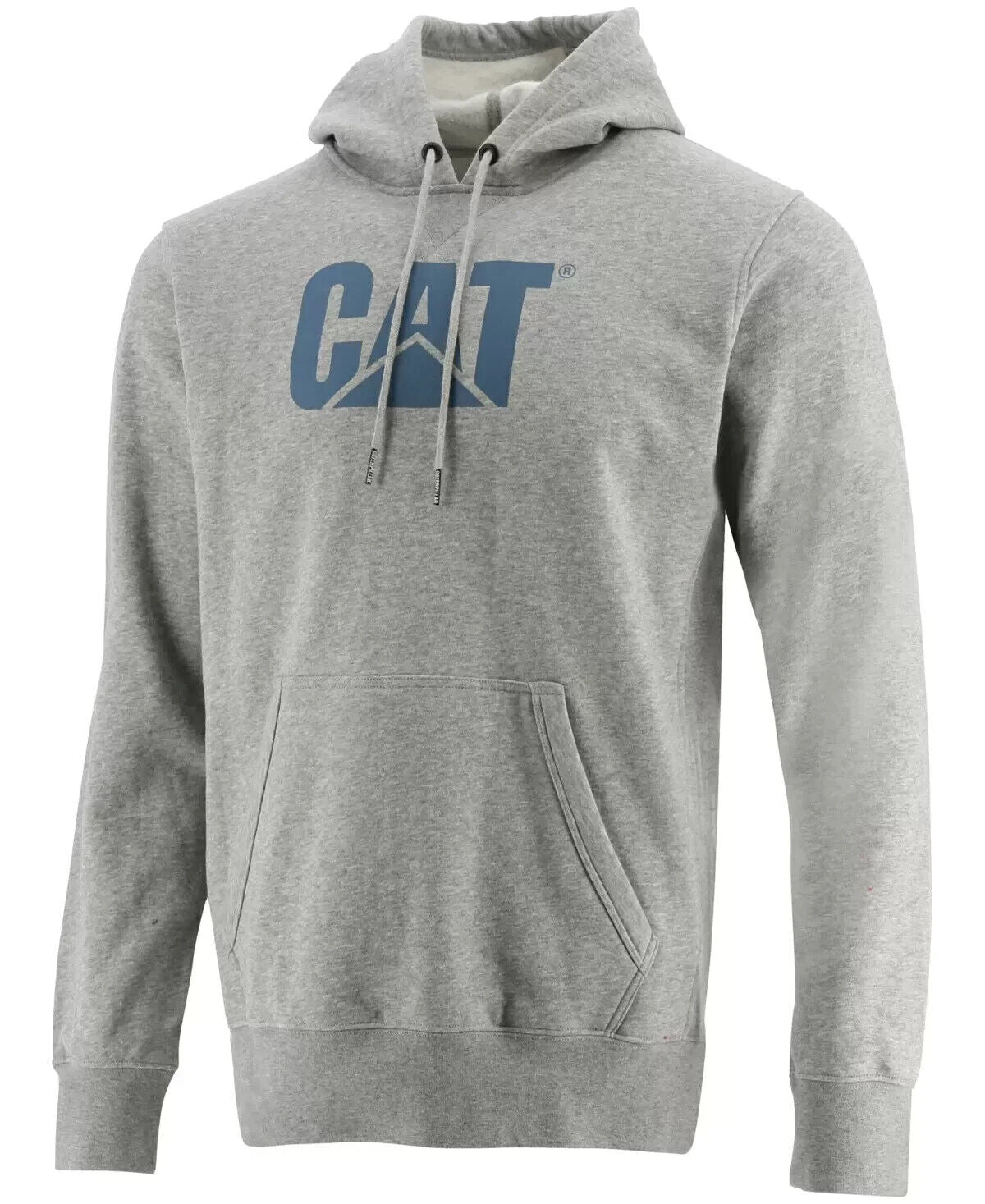 Caterpillar Men's Foundation Logo-Print Hoodie Gray Size S MSRP $59