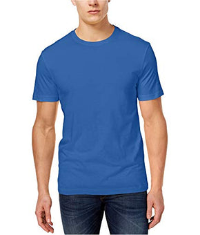 Club Room Mens Performance Basic T-Shirt, Blue, Size S