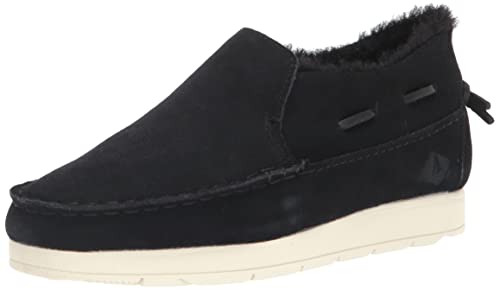 Sperry Men's MOC-SIDER , BLACK SUEDE, Size 10 M