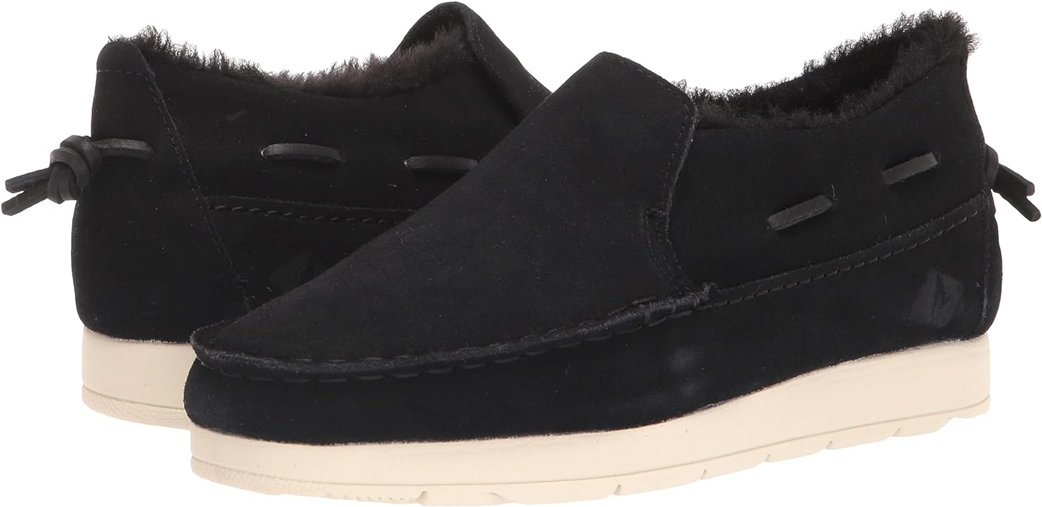 Sperry Men's MOC-SIDER , BLACK SUEDE, Size 10 M