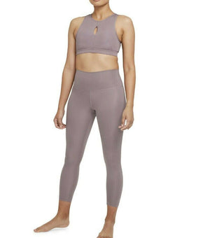 Nike Women's Yoga 7/8 Length Leggings Light Purple Size S MSRP $60