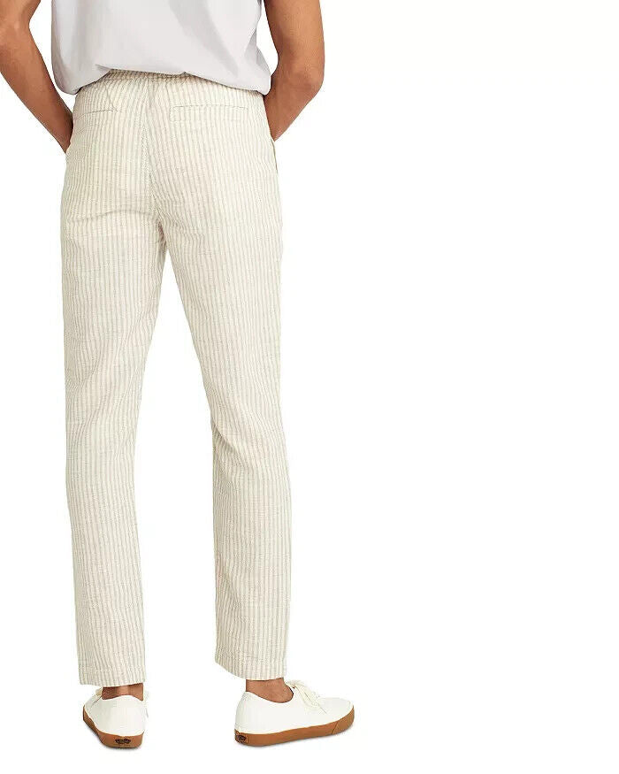 Wax London Alston Men's Slim Fit Striped Pants beige Size 32