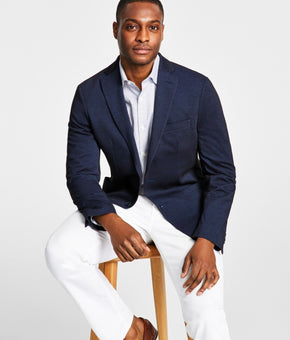 Michael Kors Men's Modern-Fit Solid Sport Coat Navy Blue Size 40L MSRP $295