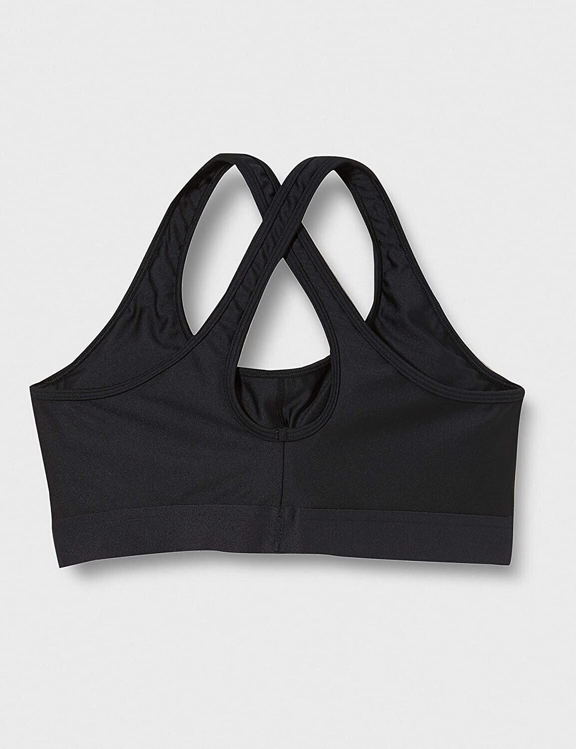 Under Armour womens Mid Impact Crossback Sports Bra Black Size XS MSRP $35