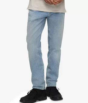 Calvin Klein Men Slim-Straight Fit Stretch Jeans Light Blue Size 36X32 MSRP $80