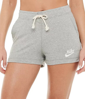 NIKE Women's Sportswear Gym Vintage Shorts Gray Size XL MSRP $35